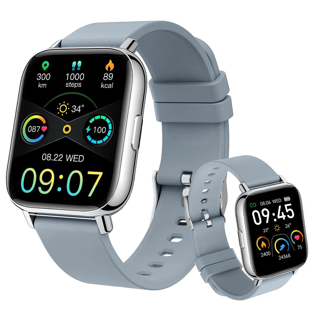 Smart Watch, Fitness Tracker 1.69" Touch Screen Smartwatch Fitness Watch Heart Rate Monitor/Pedometer/Sleep Monitor.