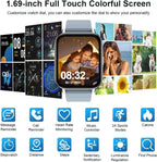 Smart Watch, Fitness Tracker 1.69" Touch Screen Smartwatch Fitness Watch Heart Rate Monitor/Pedometer/Sleep Monitor.