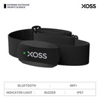 X2 Chest Strap Heart Rate Sensor Monitor Bluetooth ANT+ Wireless Health Fitness Smart Bicycle Sensor