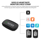 X2 Chest Strap Heart Rate Sensor Monitor Bluetooth ANT+ Wireless Health Fitness Smart Bicycle Sensor