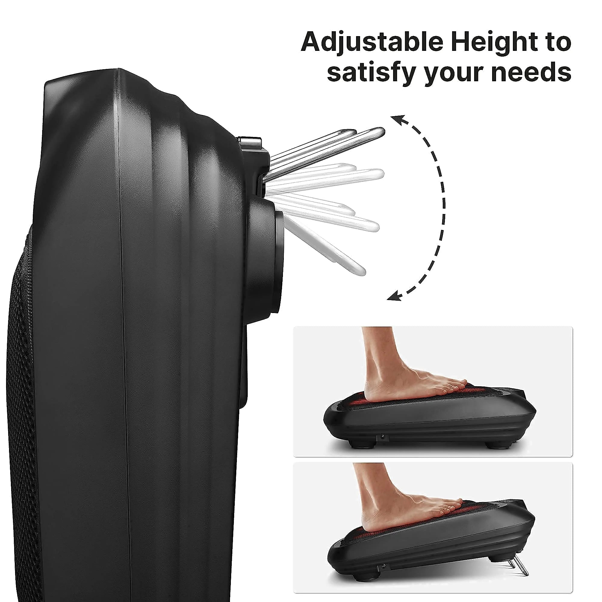 Foot Massager with Heat,Shiatsu Foot Massager for Circulation,Foot & Back Massager, Foot Warmer and Massager for Neuropathy Muscle Pain Relief, Plantar Fasciitis,Birthday Gifts for Dad and Mon