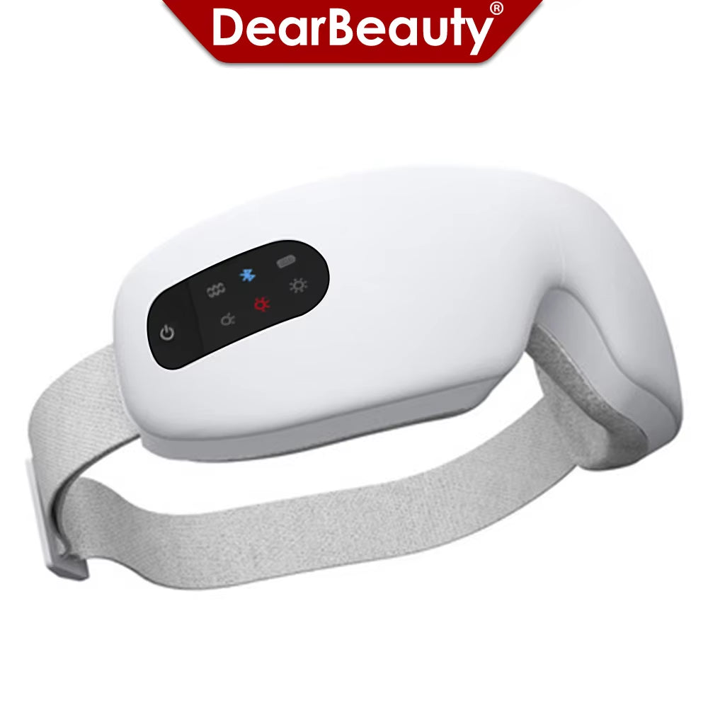 4D Smart Eye Massager Wireless Vibration Eye Care Instrument Hot Compress Bluetooth Eye Massage Glasses Fatigue Pouch Wrinkle
