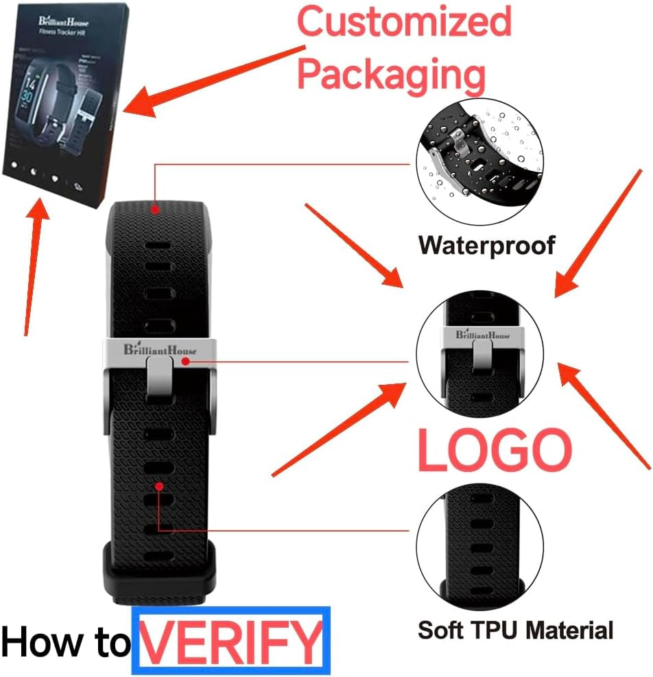 Fitness Tracker with Heart Rate Monitor/Step Counter/Calories, Activity Tracker Smart Watch Sleep Monitor IP68 Health Tracker Pedometer for Man Women