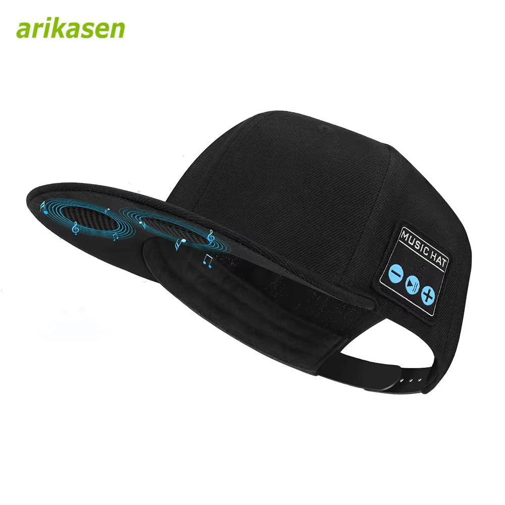 Hat with Bluetooth Speaker Adjustable Wireless Smart Speakerphone Cap for Outdoor Sport Wireless Bluetooth Baseball Cap with Mic