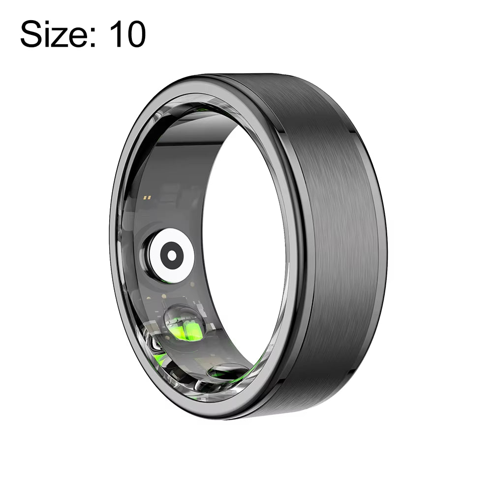 Smart Ring 5ATM Waterproof Multi-Sport Mode Health Monitoring Pedometer Activity Fitness Tracker Smart Ring Charging Box