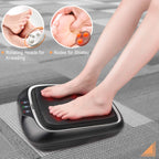 Foot Massager with Heat,Shiatsu Foot Massager for Circulation,Foot & Back Massager, Foot Warmer and Massager for Neuropathy Muscle Pain Relief, Plantar Fasciitis,Birthday Gifts for Dad and Mon