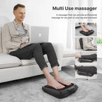 Foot Massager with Heat,Shiatsu Foot Massager for Circulation,Foot & Back Massager, Foot Warmer and Massager for Neuropathy Muscle Pain Relief, Plantar Fasciitis,Birthday Gifts for Dad and Mon