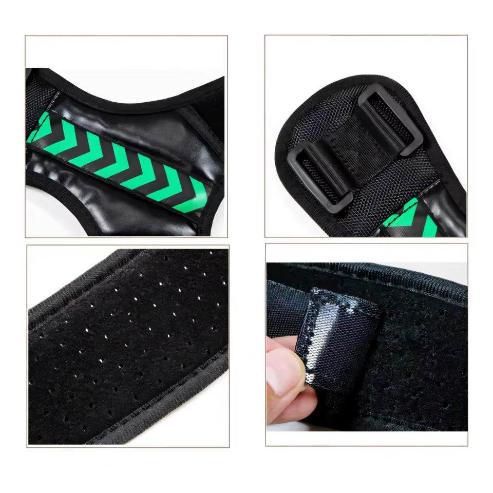 Adjustable Back Shoulder Posture Corrector Belt Clavicle Spine Support Upper Back Neck Brace for Home Office Sport Use