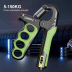 Hand Grip Strengthener Arm Wrist Forearm Trainer Ergonomic Handle Ergonomic Hand Gripper R-Shaped Finger Expander for Home Gym