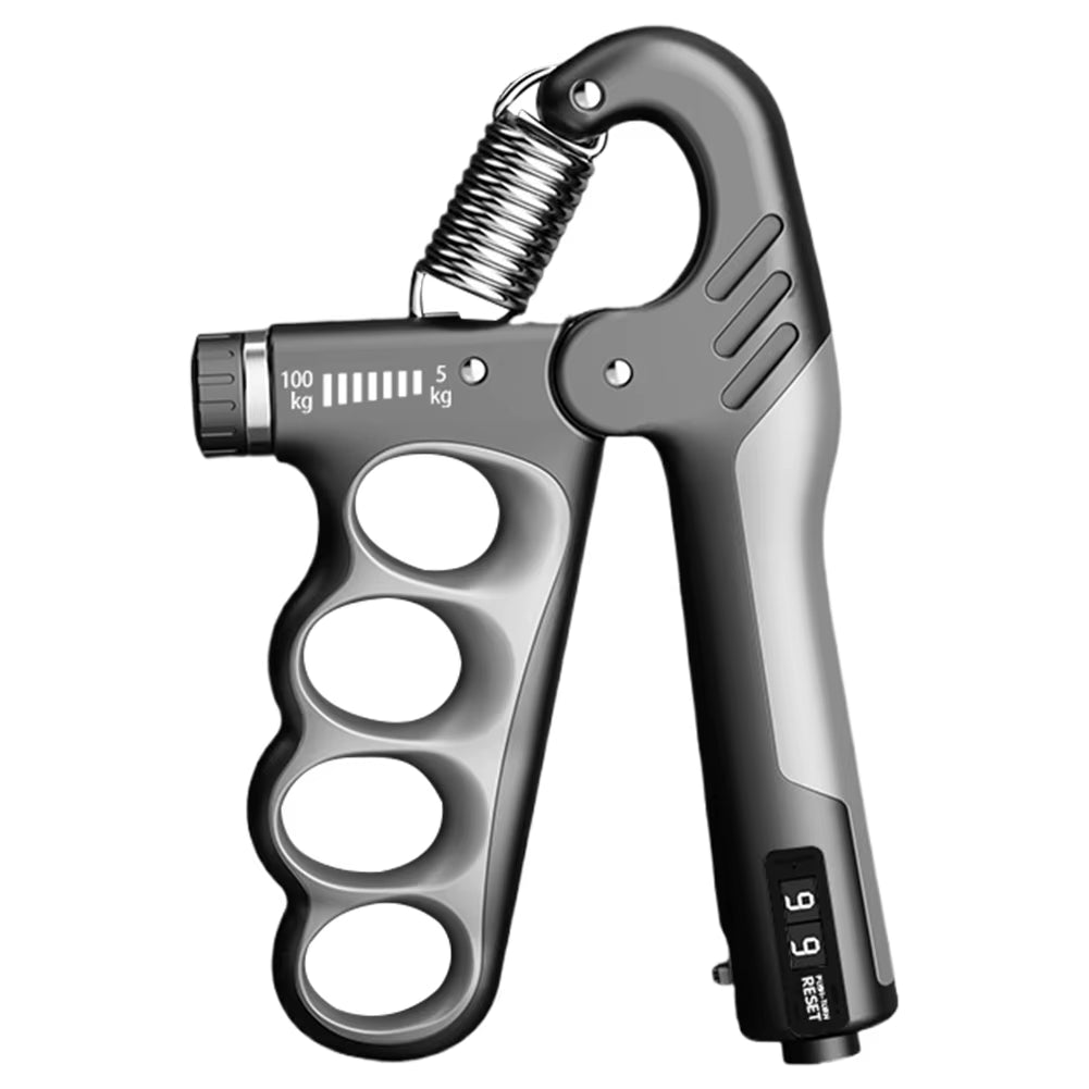 Hand Grip Strengthener Arm Wrist Forearm Trainer Ergonomic Handle Ergonomic Hand Gripper R-Shaped Finger Expander for Home Gym
