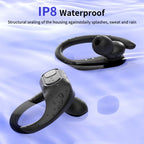 Bluetooth Headphones Wireless Earbuds 96Hrs Playback Sport Ear Buds with Earhook LED Display Charging Case IPX7 Waterproof Earbud Deep Bass Running Earphones for Ios Android Cellphone