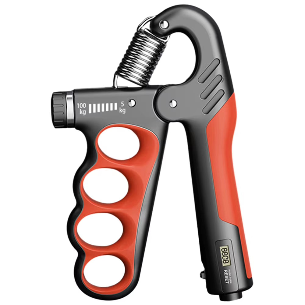 Hand Grip Strengthener Arm Wrist Forearm Trainer Ergonomic Handle Ergonomic Hand Gripper R-Shaped Finger Expander for Home Gym