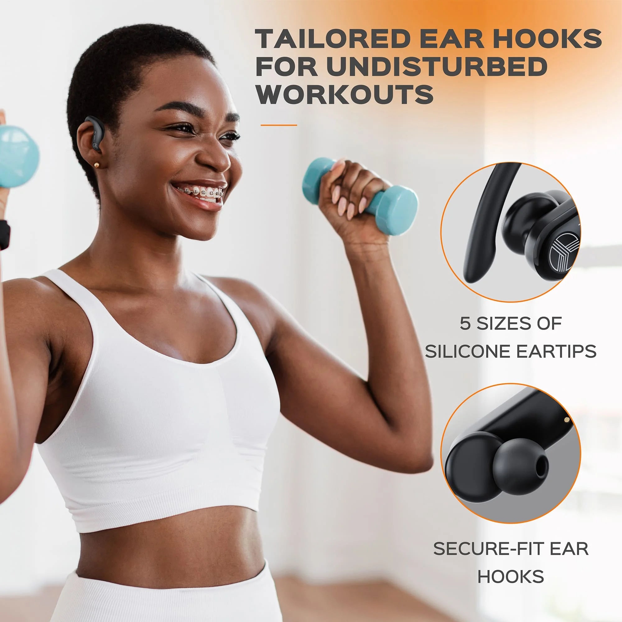 X3-Pro Bluetooth Wireless Earbuds with Portable Charging Case