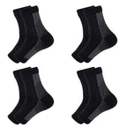 4 Pairs Neuropathy Socks for Women and Men - Soothe Relief Socks for Plantar Fasciitis - Ankle Compression Socks