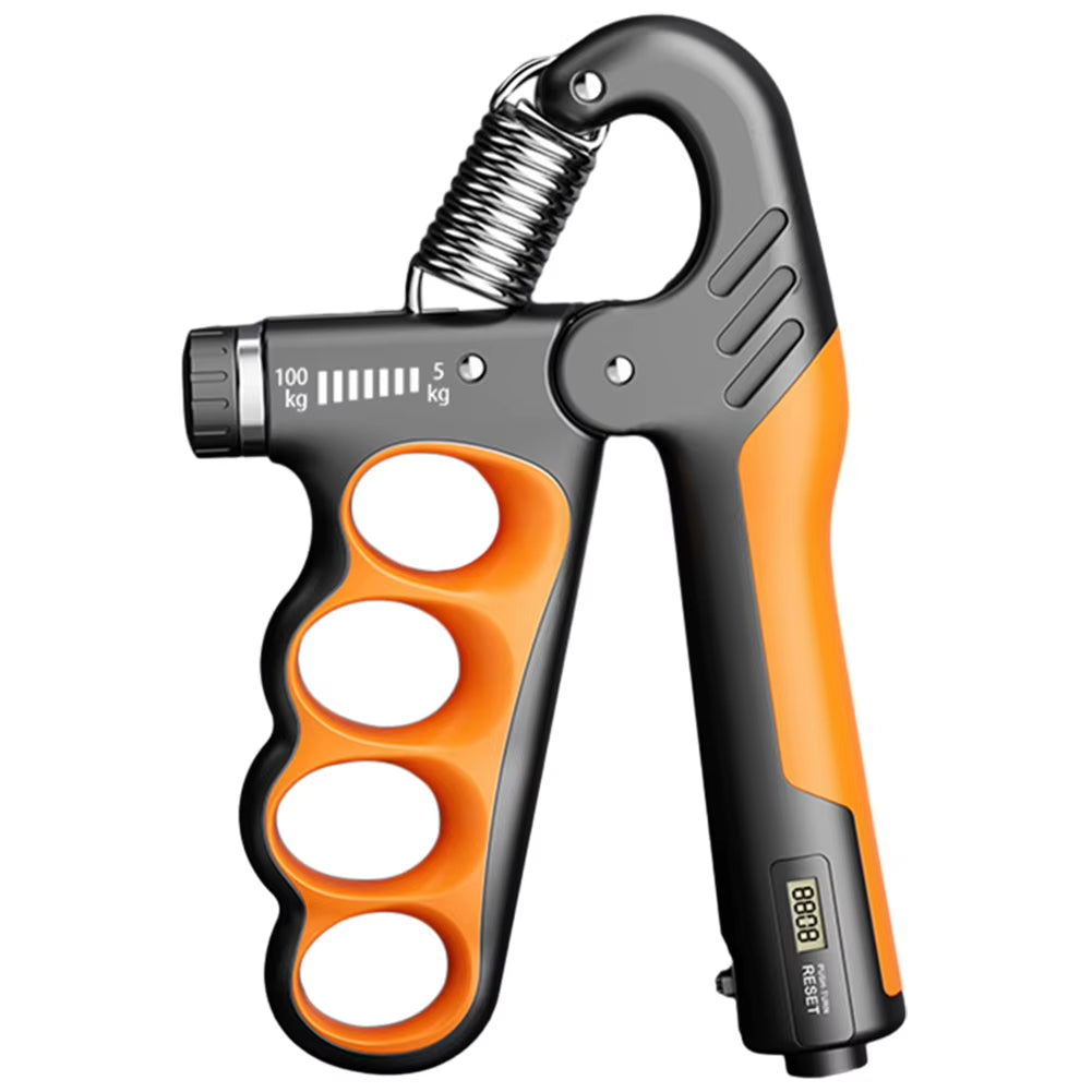 Hand Grip Strengthener Arm Wrist Forearm Trainer Ergonomic Handle Ergonomic Hand Gripper R-Shaped Finger Expander for Home Gym