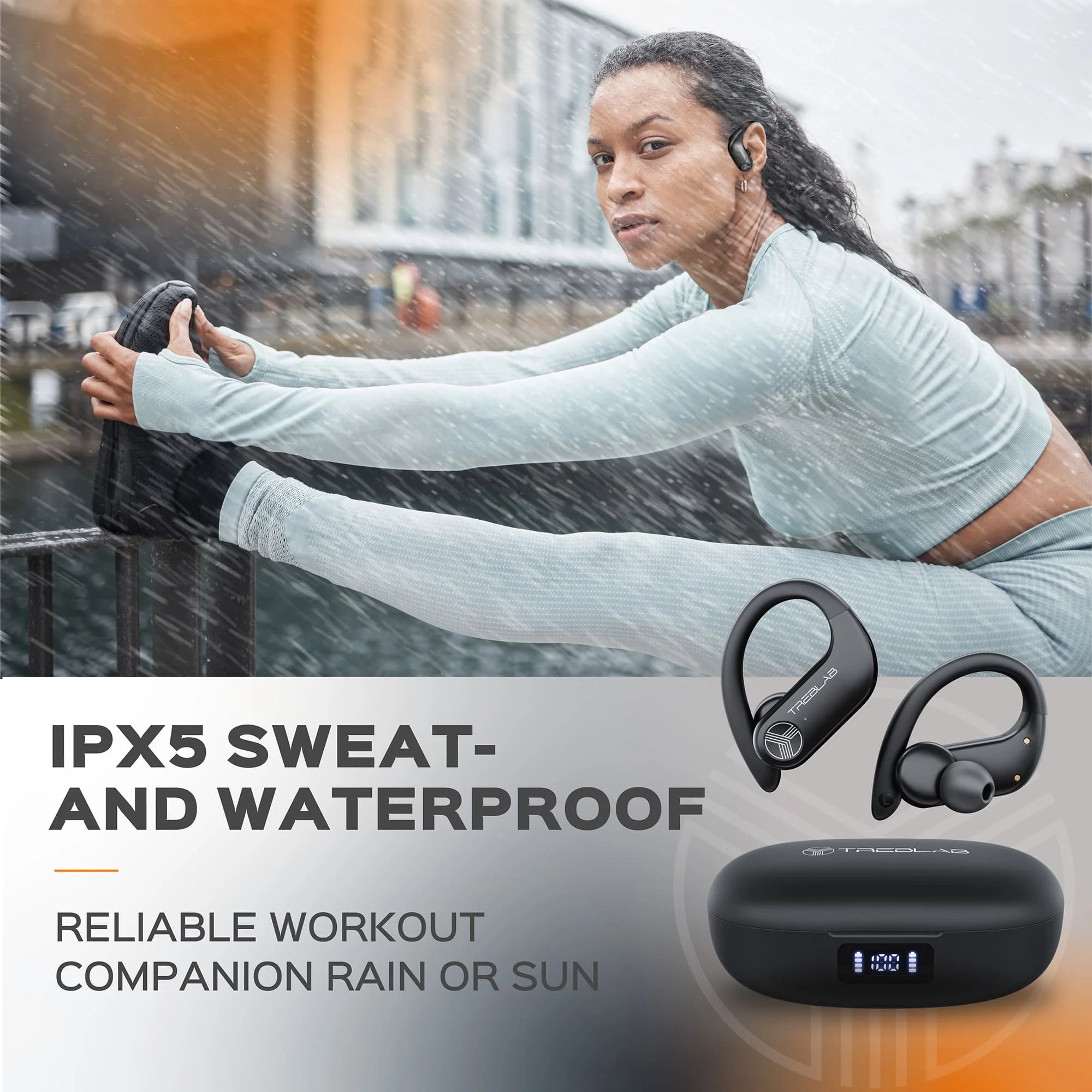 X3-Pro Bluetooth Wireless Earbuds with Portable Charging Case