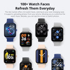 P81 Voice Calling Smart Watch Ultra 1.9'' HD Screen 24H Health Monitor 100+ Sports Modes 200+ Watch Faces Smartwatch